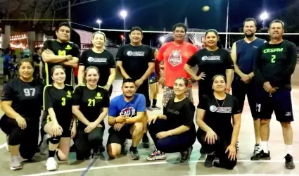 CESPM invicto en el voleibol de los juegos burcratas 2024