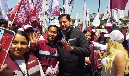 Agradece Ismael Burgueo apoyo de brigadistas durante su campaa