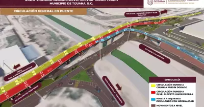 Nueva circulacin en Nodo Vial Alamar-Tern a partir del prximo lunes en Tijuan