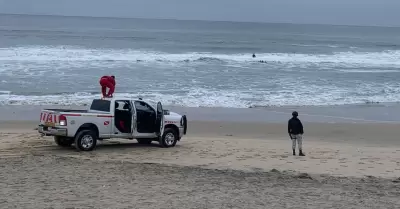 Intento fallido de cruce fronterizo en Playas de Tijuana