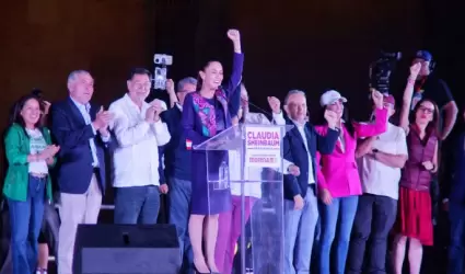 Claudia Sheinbaum celebra en el Zcalo: "Este es el triunfo del pueblo de Mxico