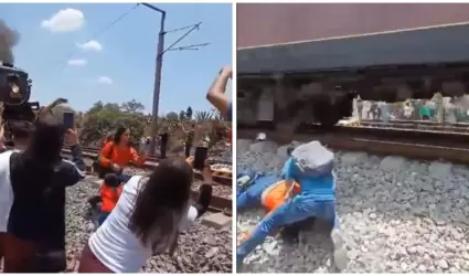 la golpea tren y muere