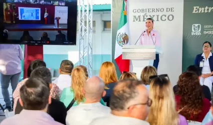 Encabeza Marina del Pilar entrega de recursos a centros de salud en Baja Califor