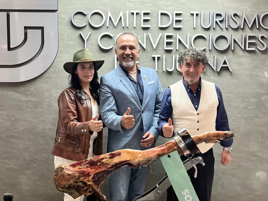 Visita Tijuana el embajador mundial del jamn ibrico Florencio Sanchidrin