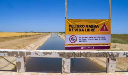 Uso recreativo de canales de riego para prevenir contagio de amiba de la vida li