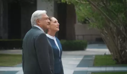 Andrs Manuel Lpez Obrador y Claudia Sheinbaum