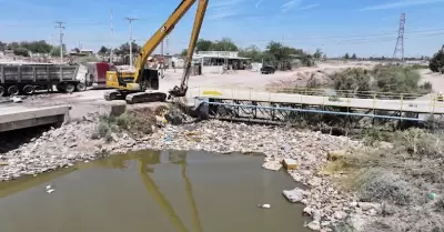 Limpieza del Dren Colector Norte en Mexicali: CESPM retira 80 toneladas de desec