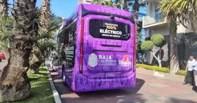 Camin elctrico para el transporte pblico en Tijuana