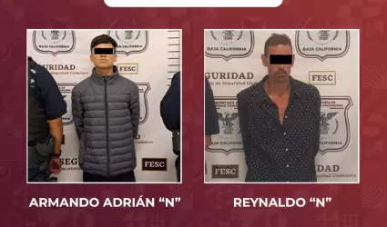 Detienen a dos personas con rdenes de aprehensin activas en Ensenada