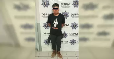 Polic�a municipal detiene a presunto responsable de lesiones