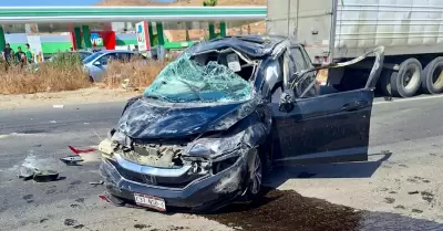 Accidente en la carretera Tijuana-Tecate