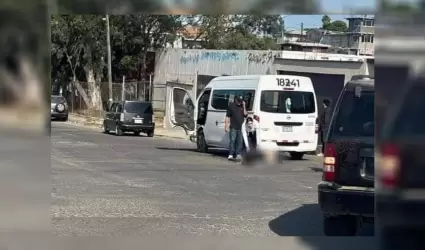 Accidente en la Colonia Miramar y congestin en la Va Rpida