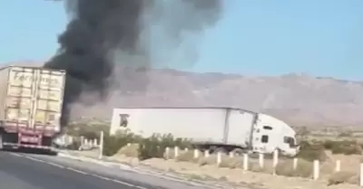 Choque en Carretera Mexicali-Tijuana