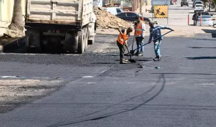 Obras de bacheo
