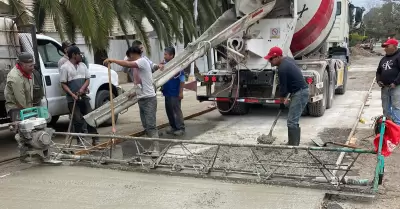 Obras de bacheo y pavimentacin