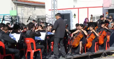 Concierto para agradecer a residentes de la colonia Libertad