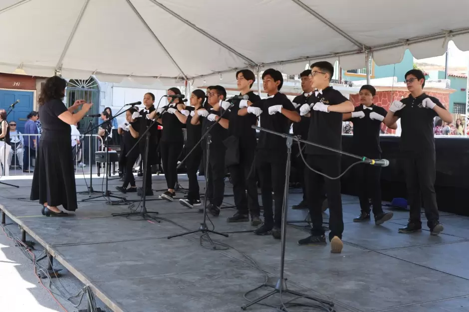 Concierto para agradecer a residentes de la colonia Libertad