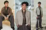 Nodal se luce como "modelo" en Pars junto a Robert Pattinson y Maluma