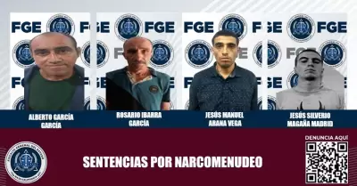 La FGE logra sentencias para cuatro imputados por narcomenudeo