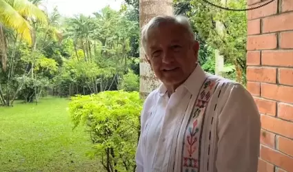 Andrs Manuel lpez Obrador en Palenque, Chiapas
