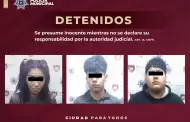 Polica de Tijuana y Marinos capturan a tres objetivos delictivos