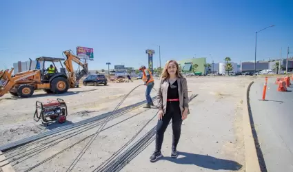 Inician los trabajos de construccin del puente peatonal en Macroplaza impulsado