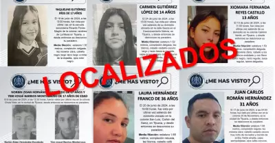 FGE localiza a siete personas reportadas como desaparecidas