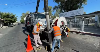 CESPM contina jornadas de desazolve en distintas colonias de Mexicali