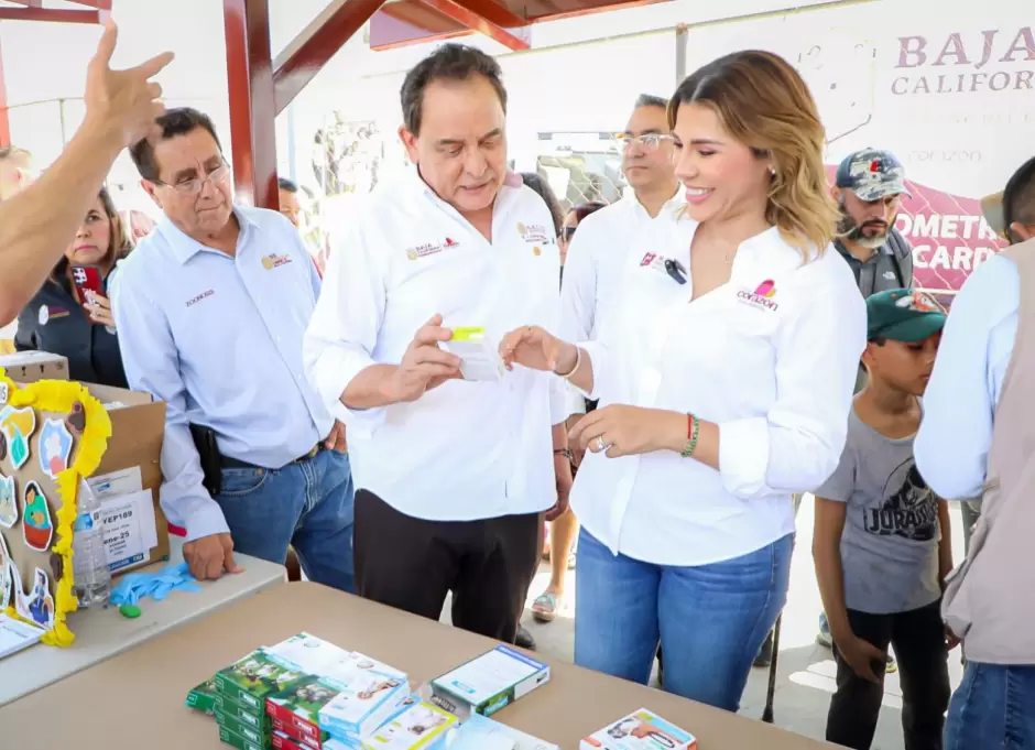 Encabeza Gobernadora Marina del Pilar jornada gratuita de salud y prevencin de rickettsia en zona Este de Tijuana