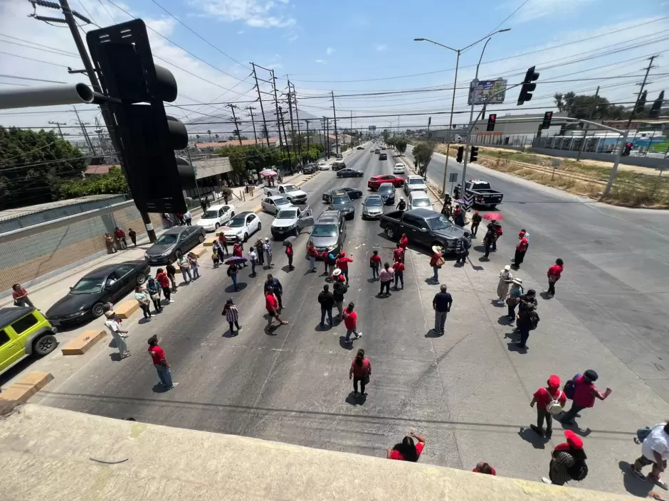 Integrantes del Movimiento Antorchista