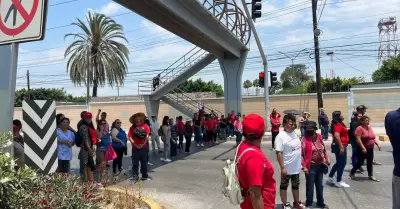 Integrantes del Movimiento Antorchista