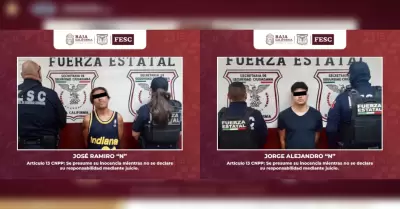 Escuadr�n violeta detiene a dos personas por violencia familiar