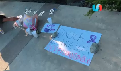 Despiden en la UABC con manifestacin pacfica a Paola, vctima de feminicidio e