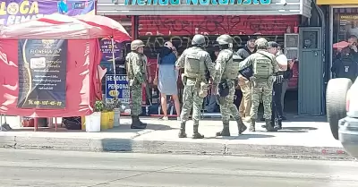 Se registra balacera en el Centro de Tijuana