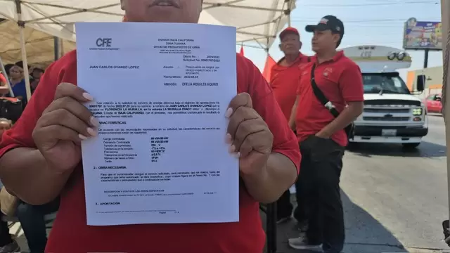 Plantn en CFE, para exigir luz en nueve colonias de la Zona Este de Tijuana