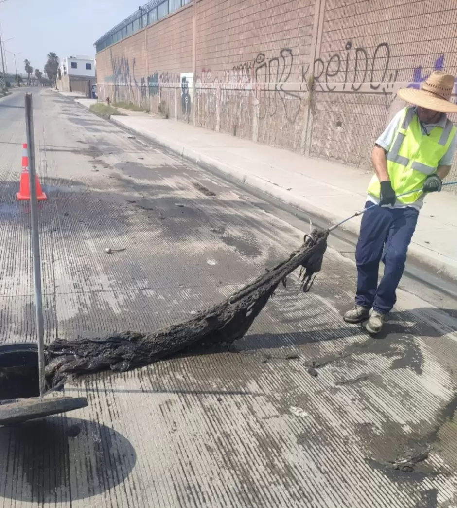 Mantenimiento correctivo a redes sanitarias de Tijuana