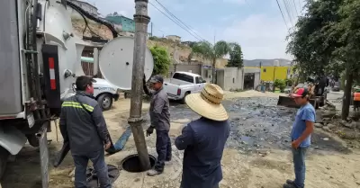 Mantenimiento correctivo a redes sanitarias de Tijuana