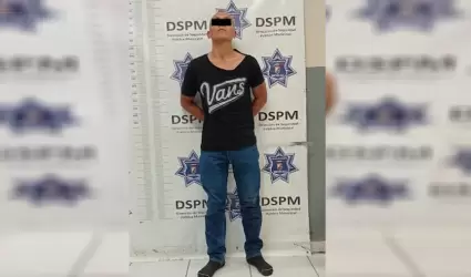 En operativo "Comercio Seguro" polic�a municipal detiene a presunto responsable 