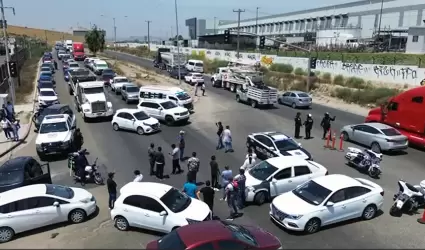 Manifestacin de conductores de plataforma