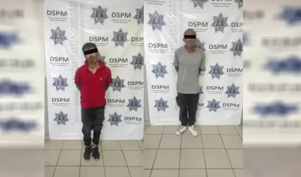 Polic�a Municipal detiene a dos involucrados en robo con violencia a comercio