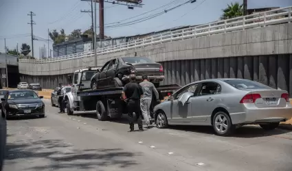 Accidente vehicular en Nodo Express