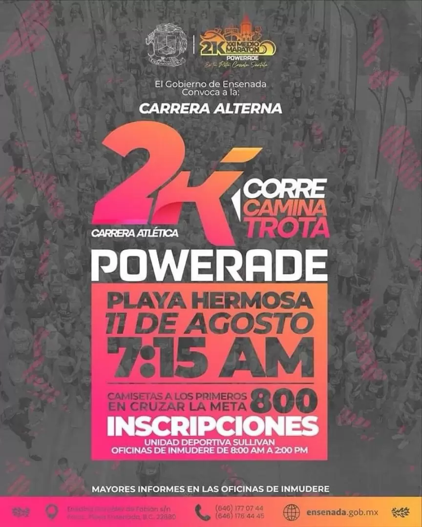 Medio Maratn Internacional Powerade Ensenada