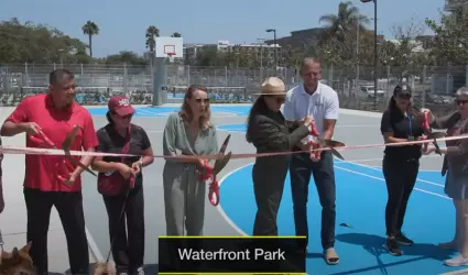Inauguran rea de recreacin activa en el parque Waterfront