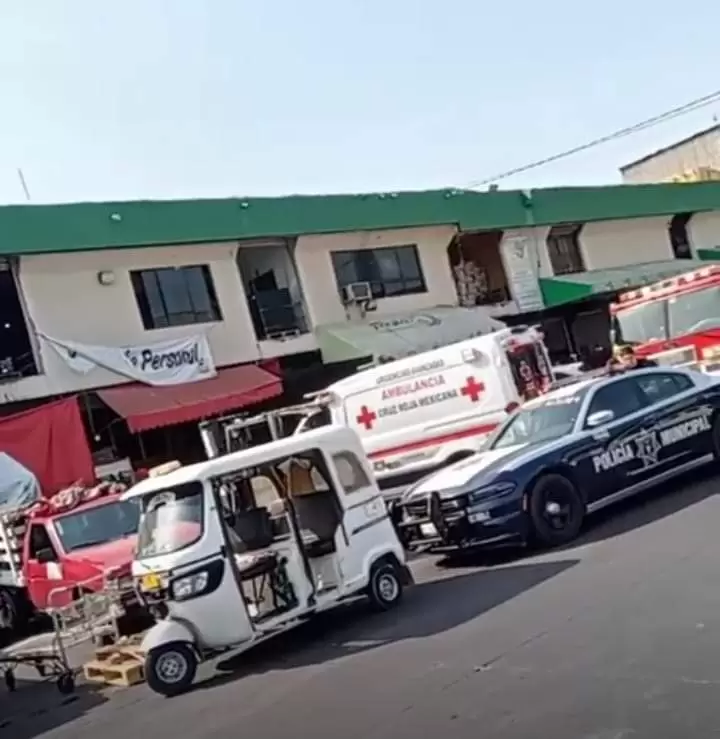 Hombre fallece tras caer de elevador en Central de Abastos de colonia Yamille