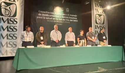 Imparte IMSS BC curso de actualizacin sobre manejo de medicamentos e insumos en