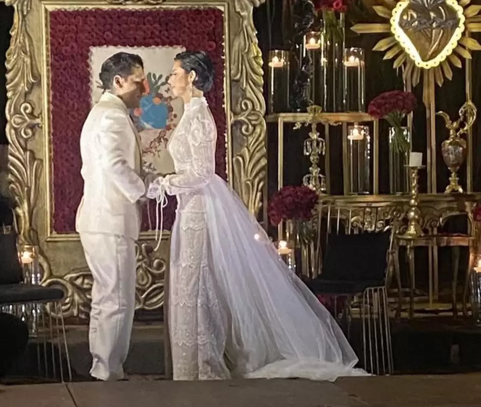 Boda ngela Aguilar y Christian Nodal