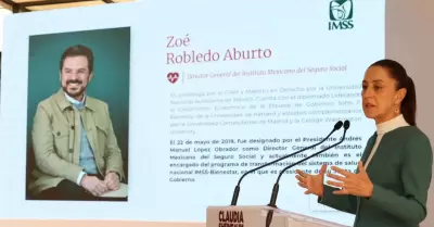 Sheinbaum anunci que Zo Robledo Aburto permanecer como director del IMSS