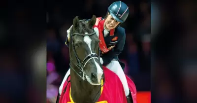 Jinete britnica Charlotte Dujardin, multicampeona olmpica y mundial.