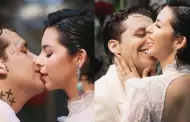 ngela Aguilar y Christian Nodal presumen sus primeras fotos como esposos