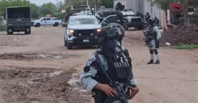 Fuerzas federales en la comunidad de Snchez Celis, Sinaloa